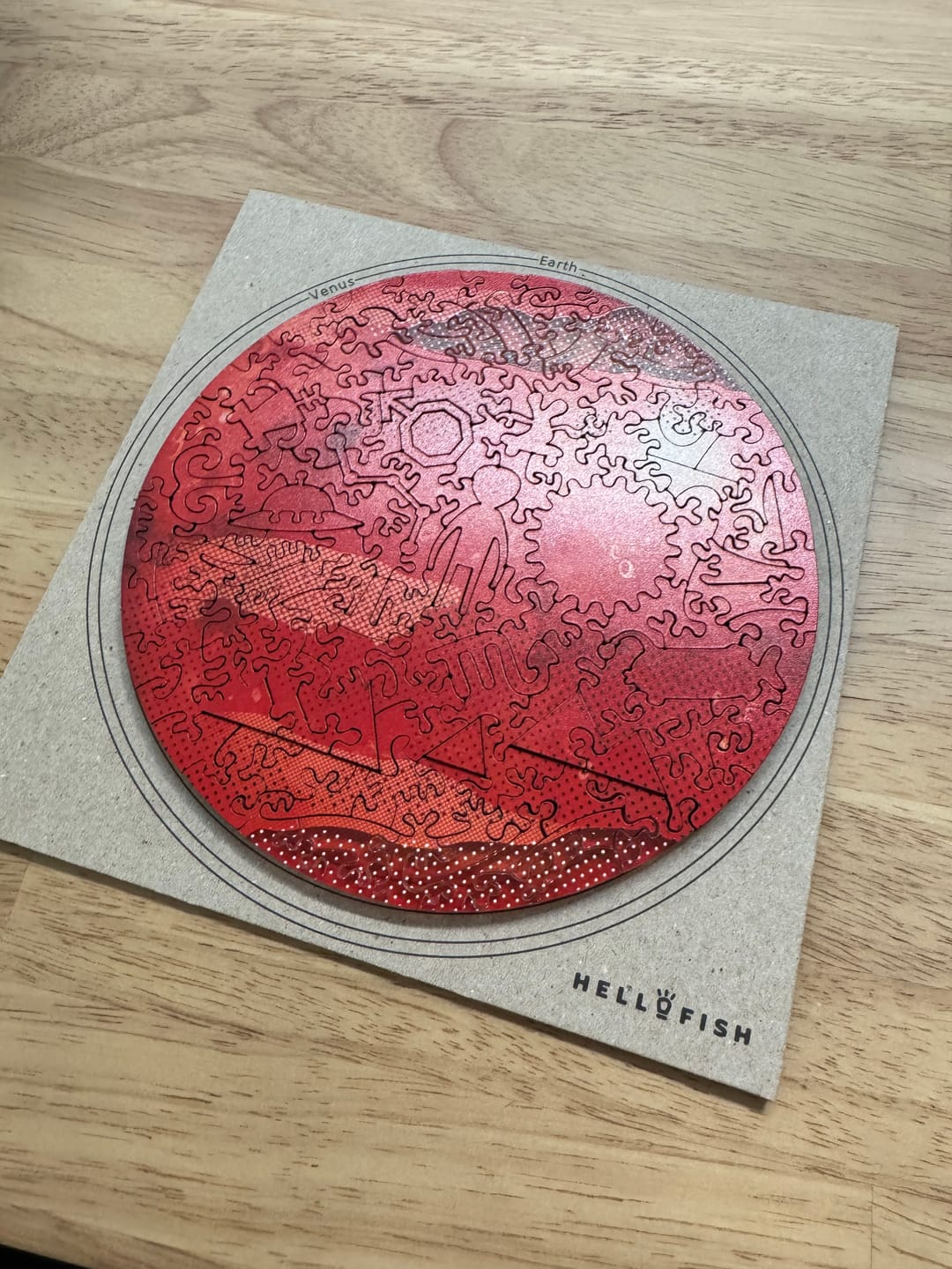 Customer photo review of 宇宙の破片 MARS 火星と専用フレームセット【4月入庫分予約】