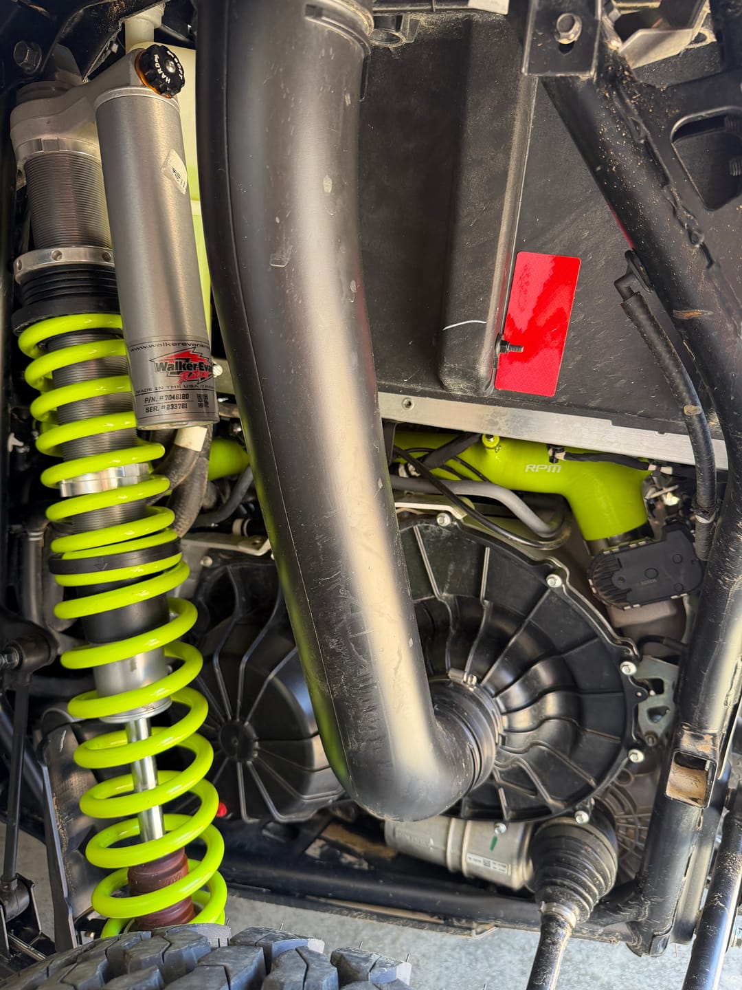 Customer photo review of RPM Polaris RZR Turbo R & PRO XP/S Turbo Silicone Intake J-Tube, Charge Tube W/ BOV, & Intake Tube KIT