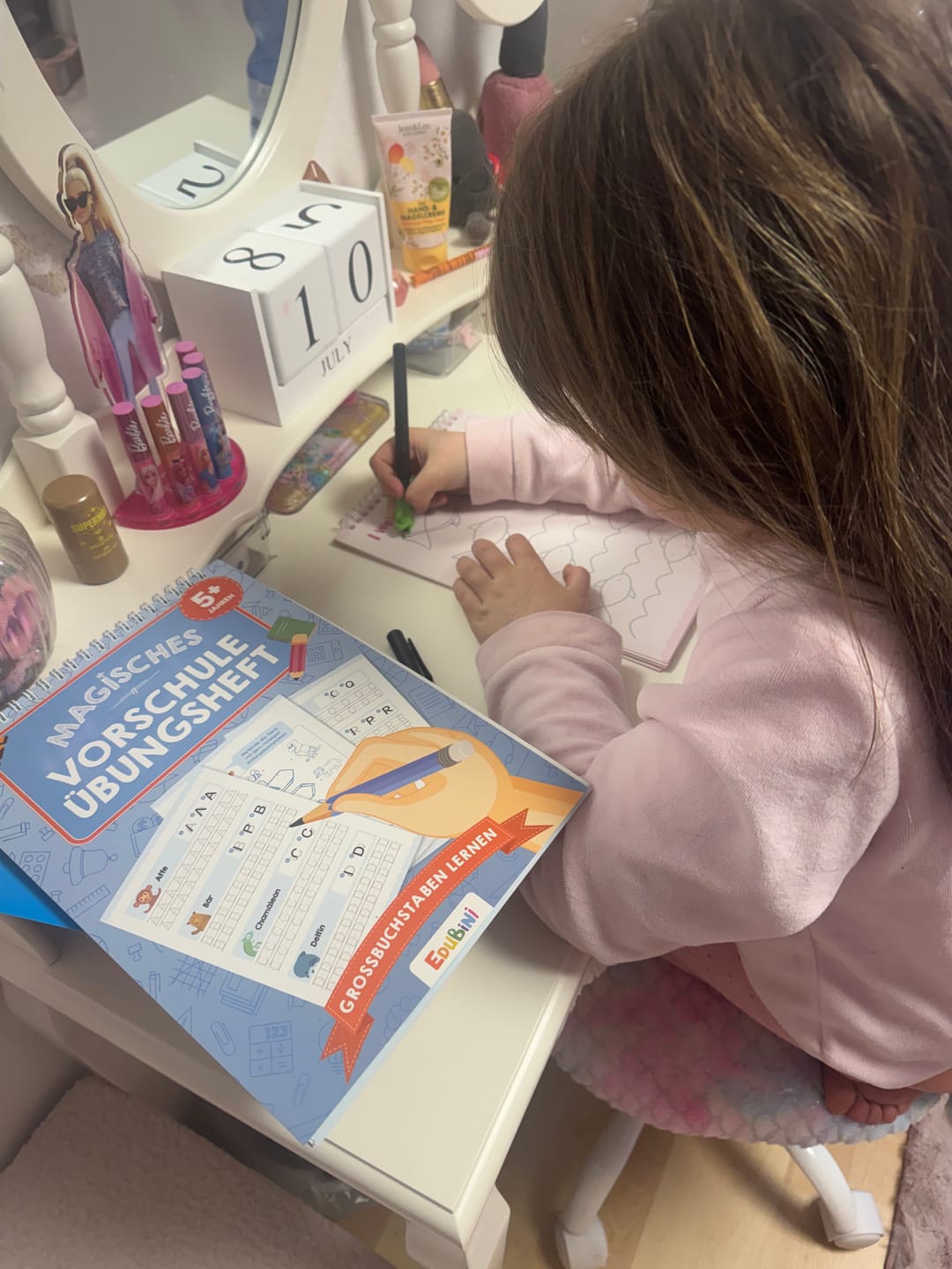 Customer photo review of Edubini Magische Übungshefte® (Geschenk-Starterset)