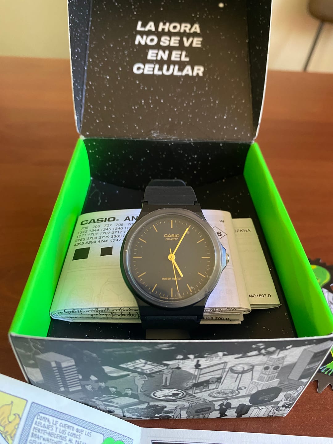 Customer photo review of Reloj Casio Vintage MQ-24-1ELDF Negro Flat