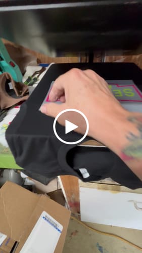 Customer video review of DTF Transfers Upload Your Gang Sheet