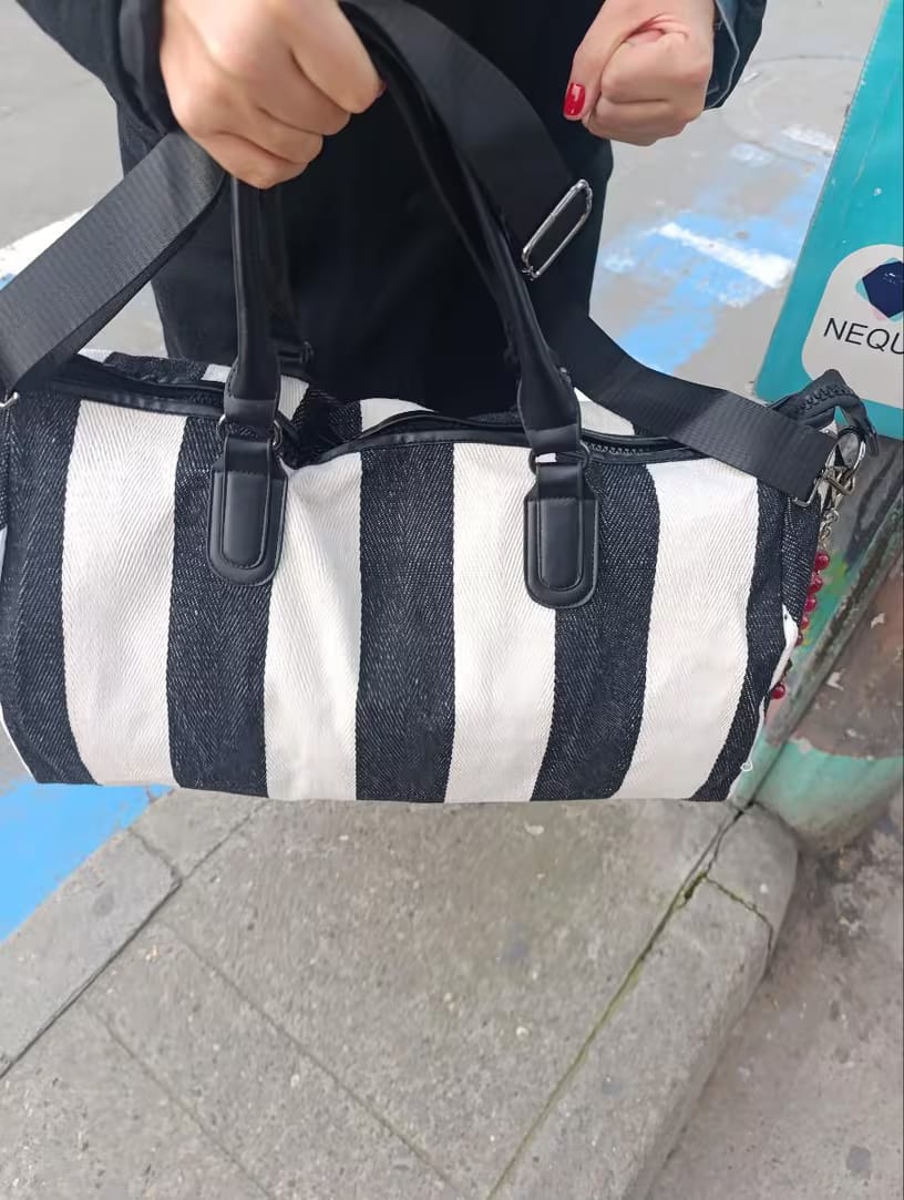 Customer photo review of Eliza Duffle Travel Bag