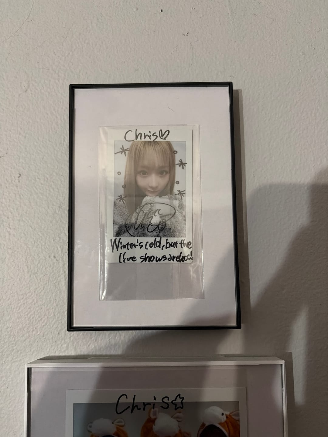 Customer photo review of TRiDENT "ONLINE BROMIDE" Autographed Polaroid Style Photo (With Your Custom Name) - Individual Member
