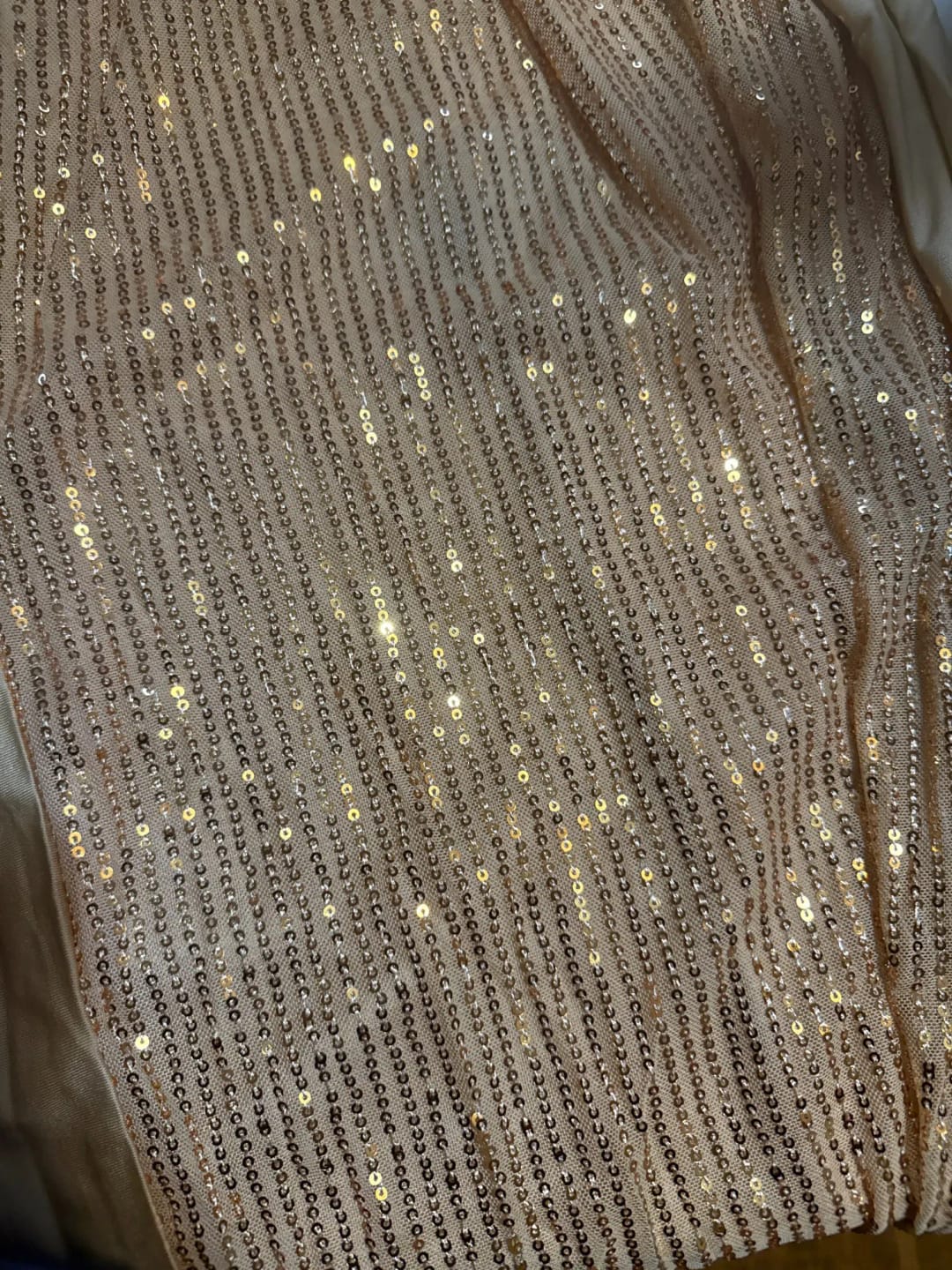 Customer photo review of New Luxury Birthday Red Hooded Dress for Women Sexy Deep V Neck Sequins Glitter Mesh See Through Back Open Sparkly Evening Robe
