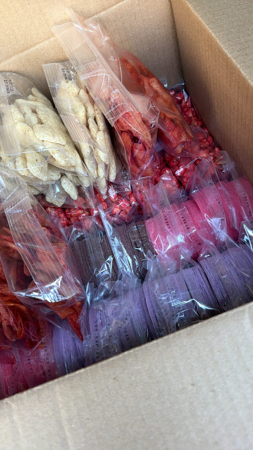 Customer photo review of Paquete Mix Botana para Vender