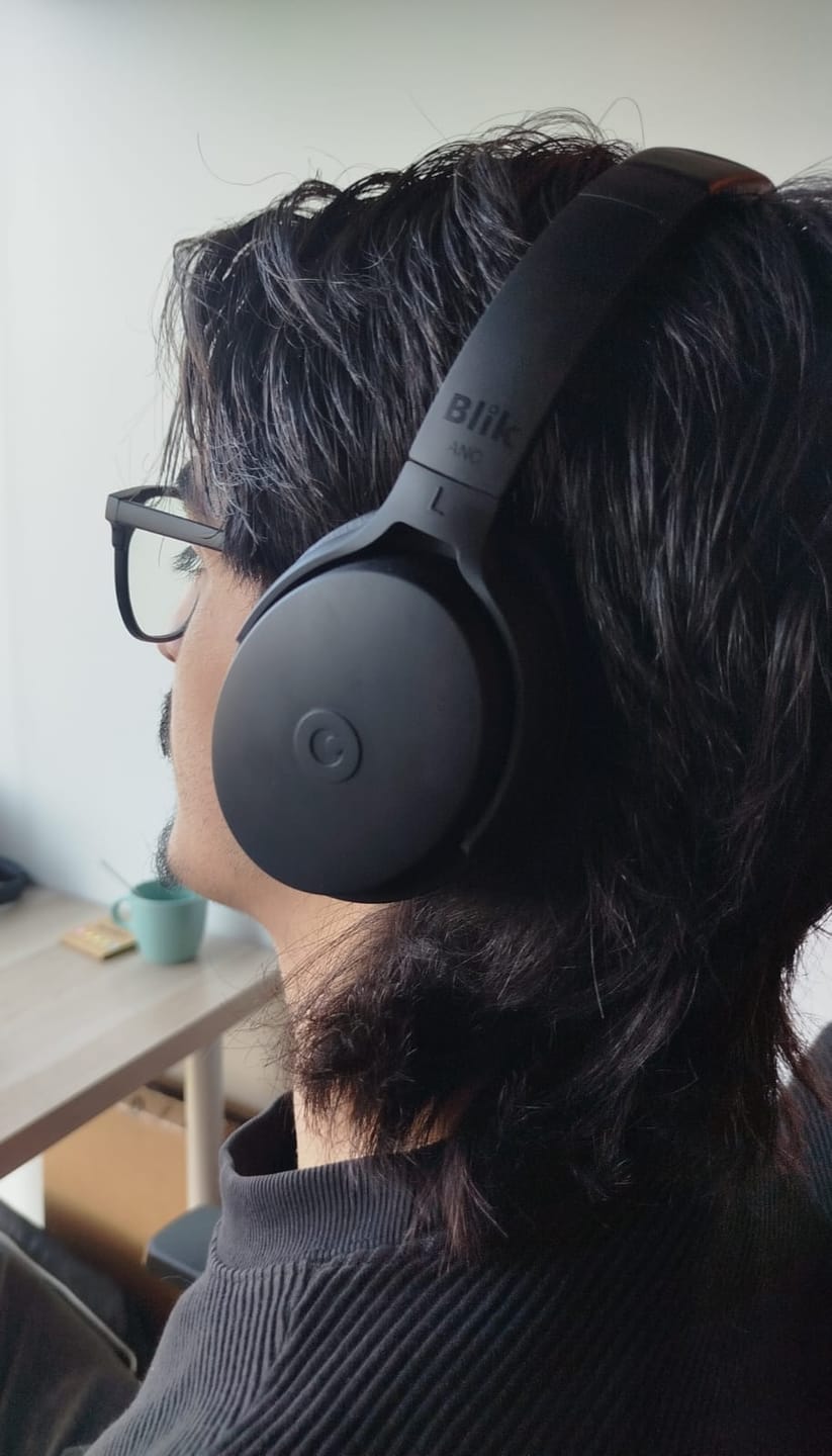Customer photo review of Audífonos Bluetooth Blik Neo Cancelación De Ruido 60H Negro