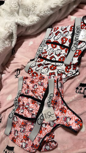 Customer photo review of Spideykitty matching couples underwear