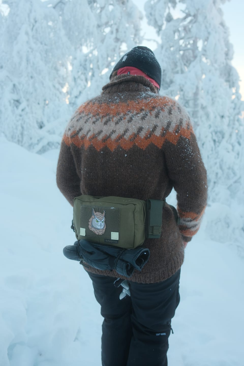 Customer photo review of Suur-kukkaro hip pack