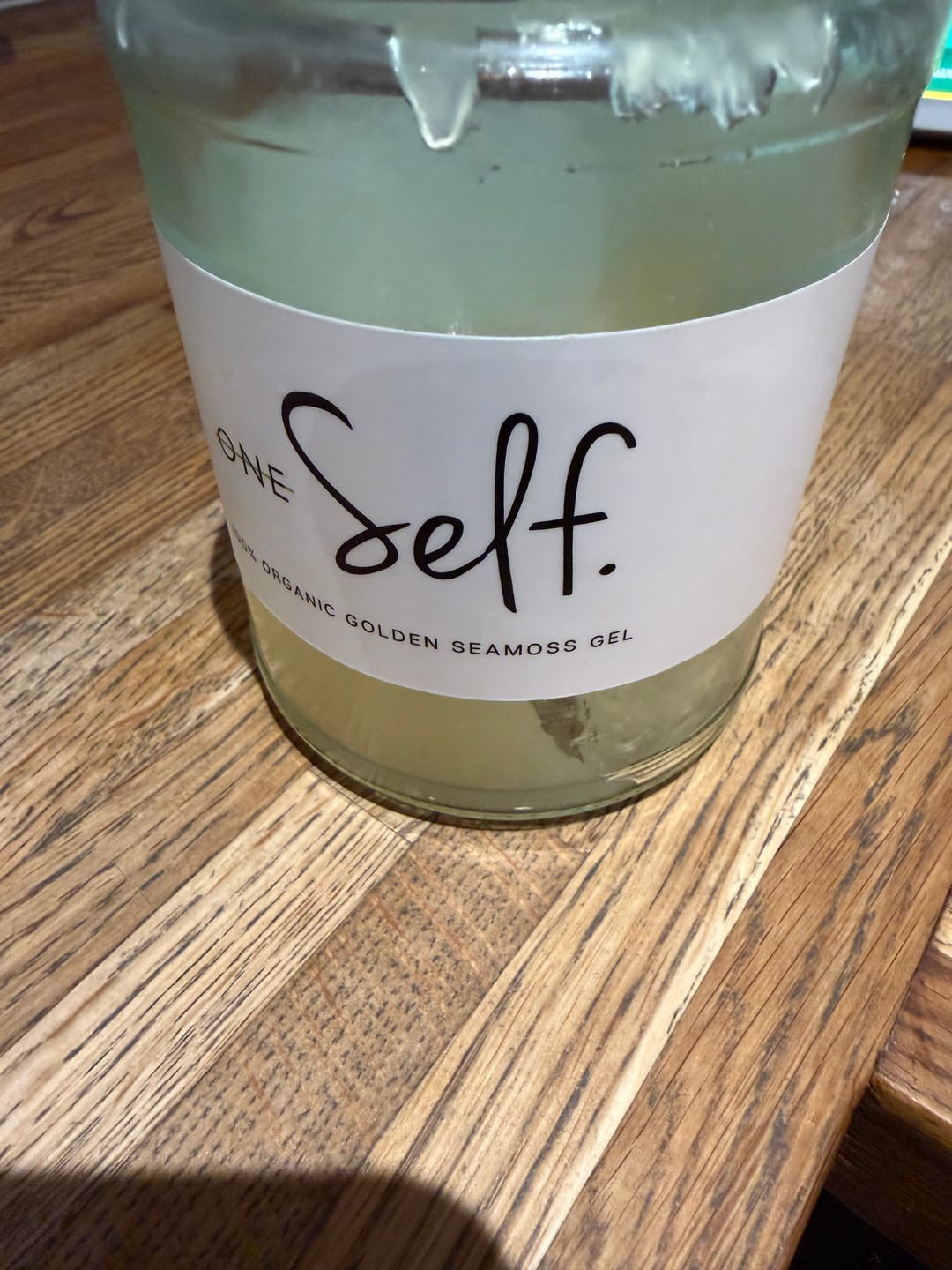 Customer photo review of Golden Sea Moss Gel