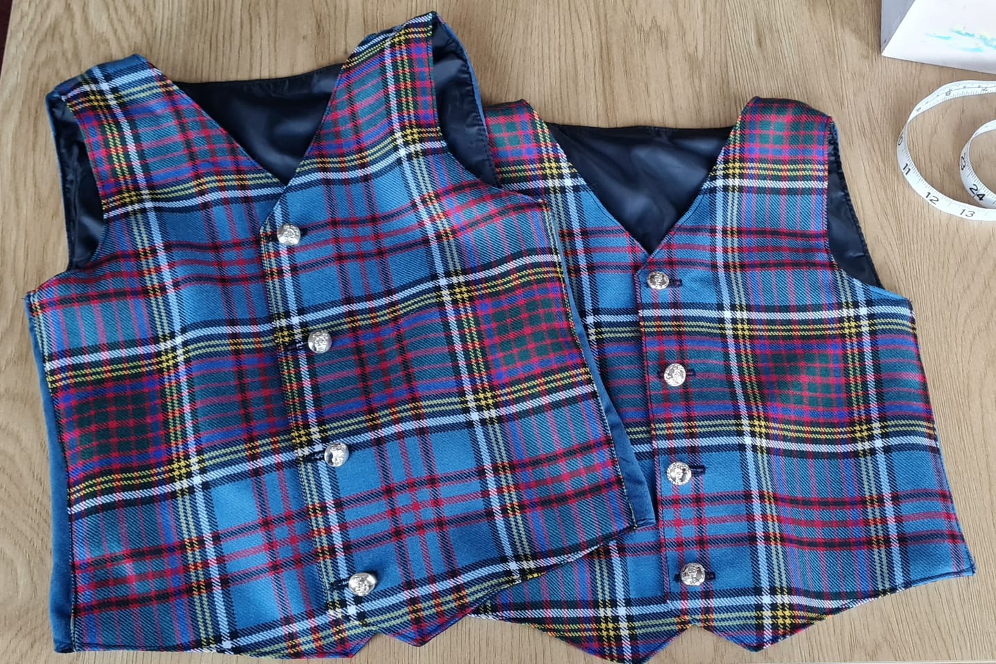 Customer photo review of Plain Duchess Satin Fabric