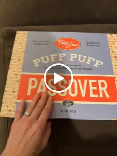 Customer video review of Puff Puff Passover Advent Calendar