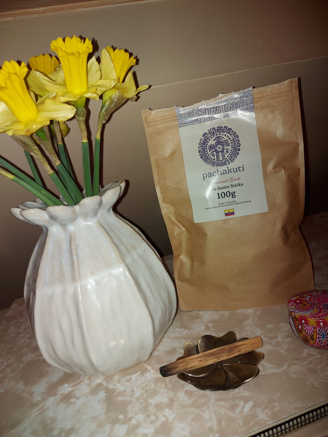 Customer photo review of Sustainably Harvested Palo Santo – Aromatic & Purifying
