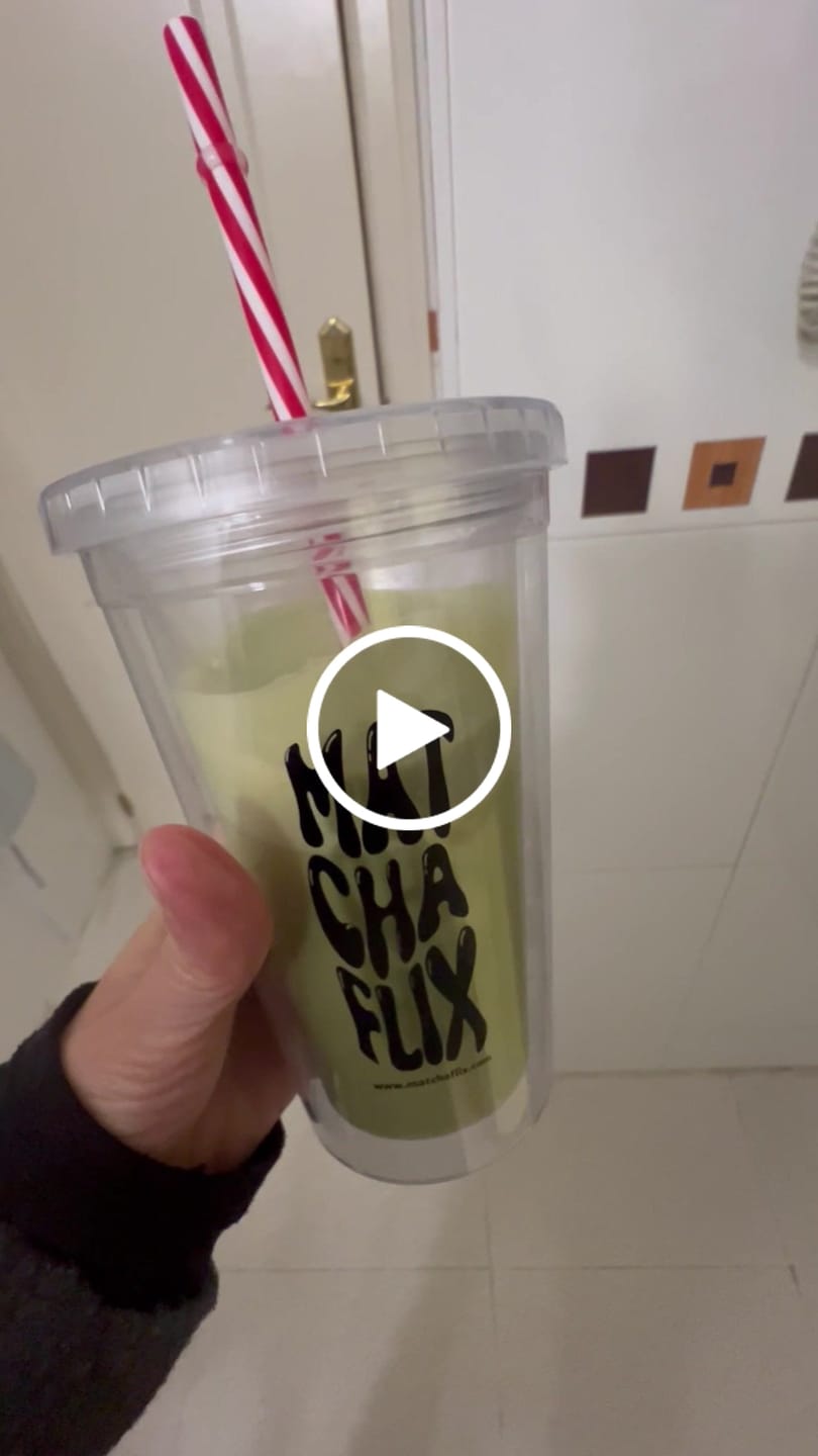 Customer video review of Vaso Oficial de Matchaflix