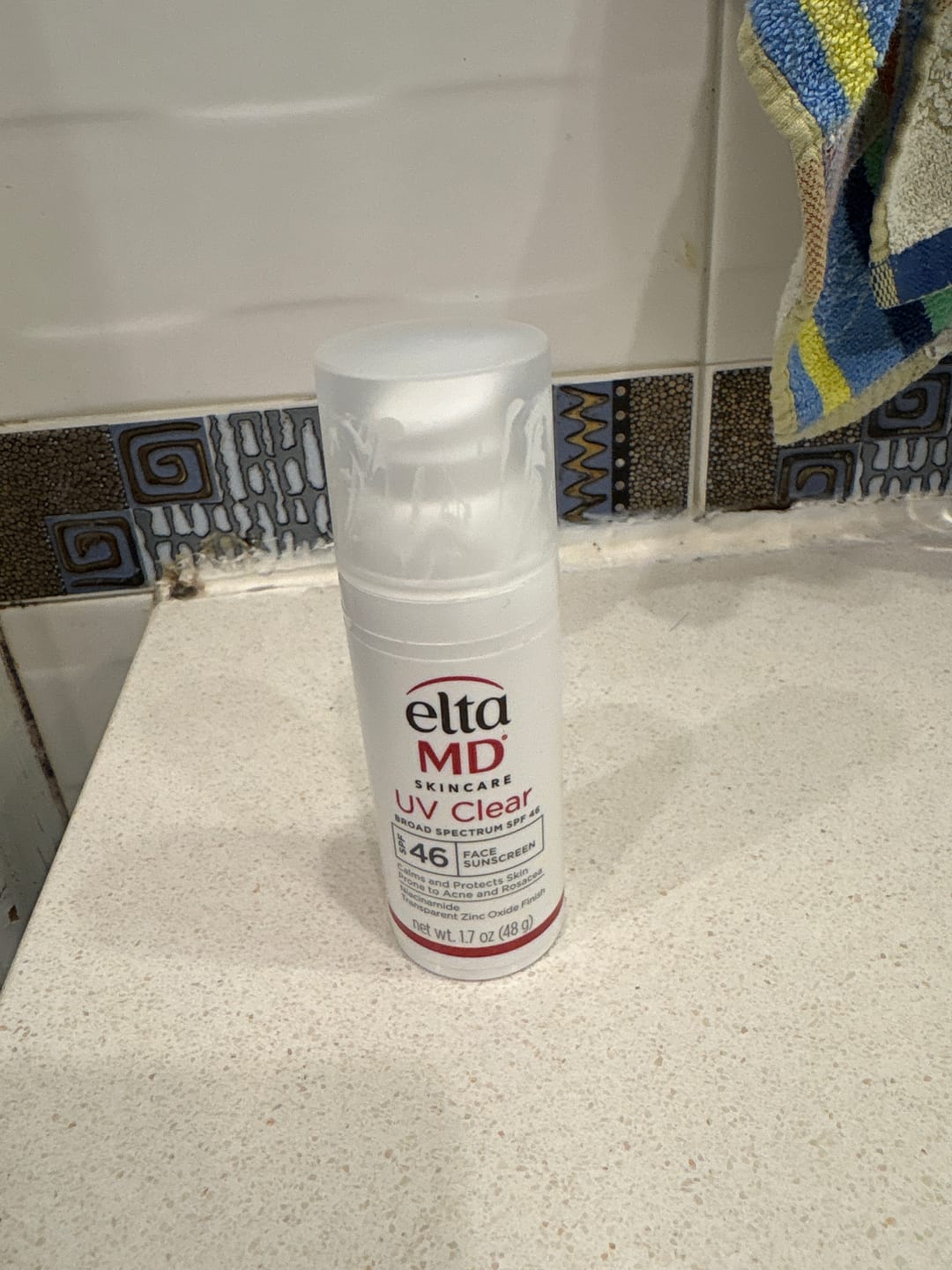 Customer photo review of eltaMD UV Clear SPF 46