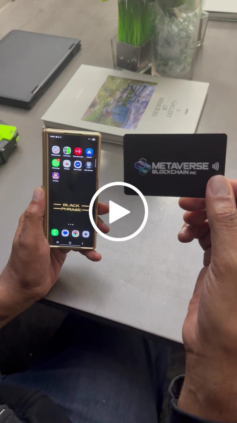 Customer video review of Custom NFC Business Card