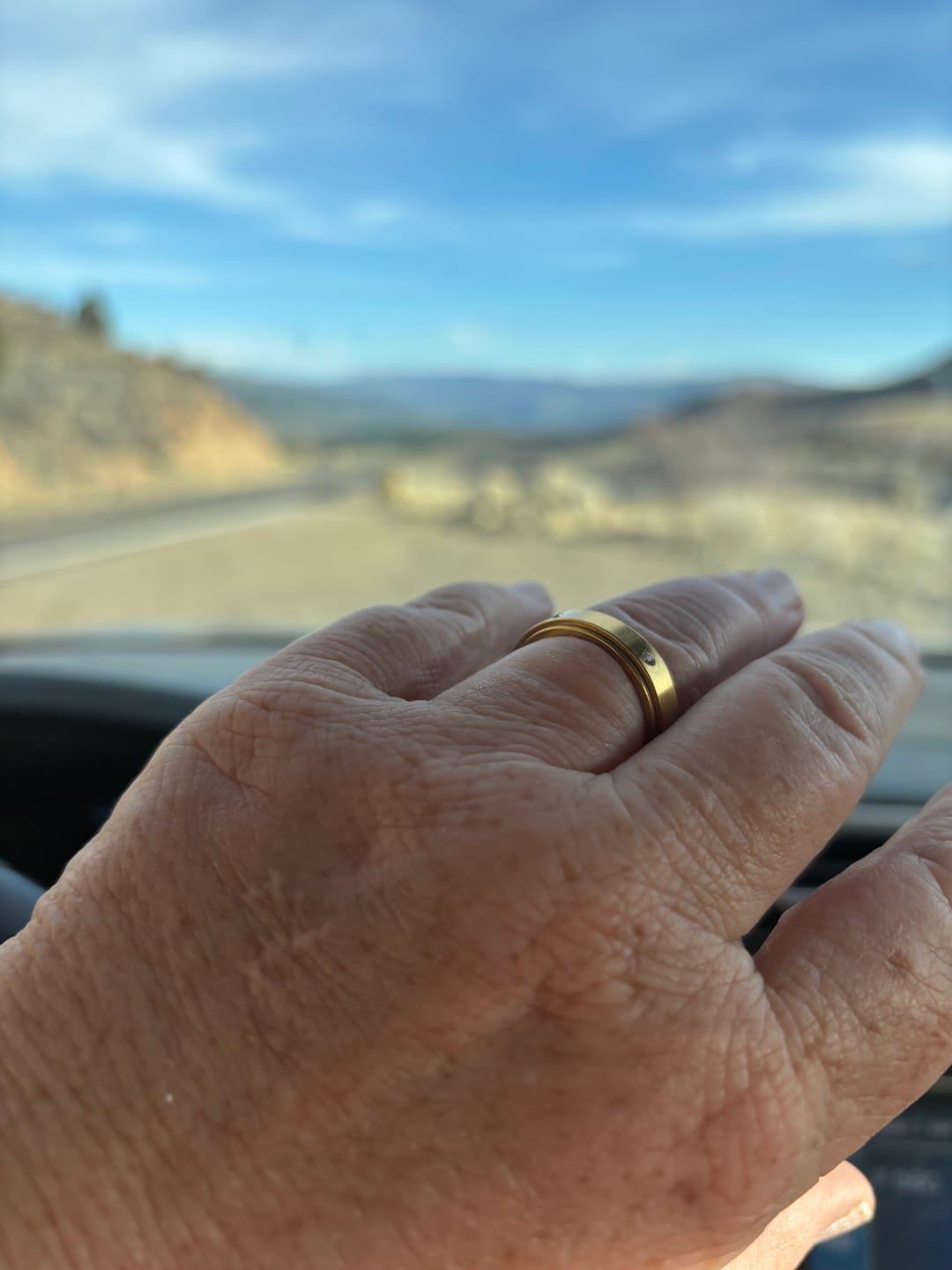 Customer photo review of Spins Love Ring