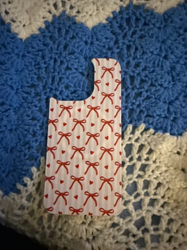 Customer photo review of Bows and Hearts (Back only)