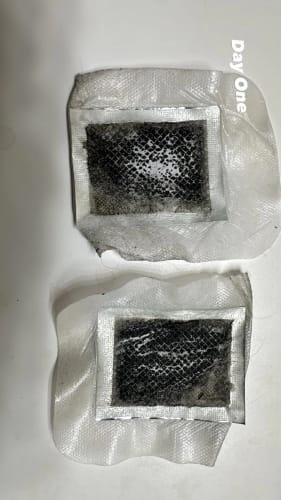 Customer photo review of Parches Detosintoxicantes – Alivio, Frescura y Bienestar Mientras Dormís
