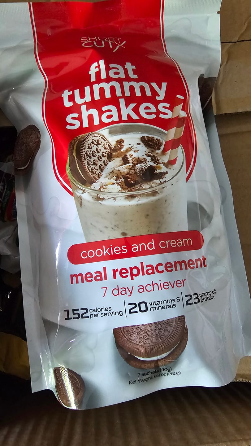 Customer photo review of Flat Tummy Shakes: Cookies and Cream