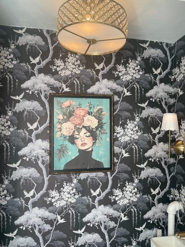Customer photo review of Floral Muse Set of 3 Prints