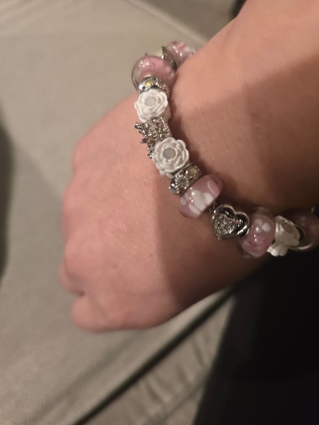 Customer photo review of Straighten Your Crown Bracelet