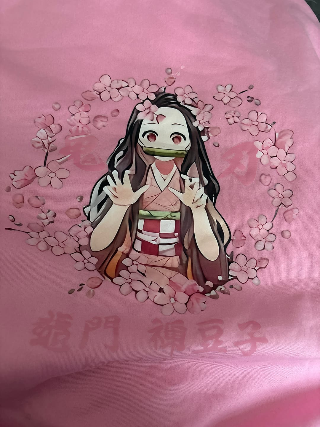 Customer photo review of Demon Slayer Nezuko Graphic Hoodie
