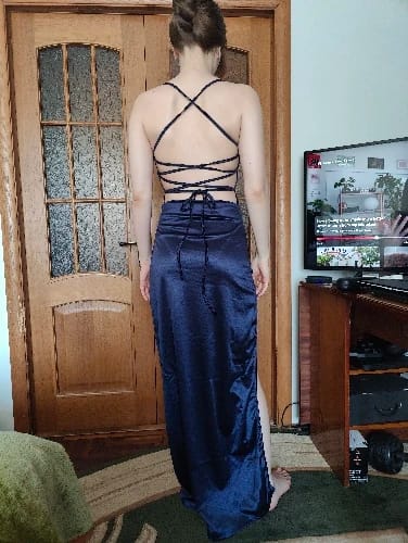 Customer photo review of 2025 European and American hot new dress summer high-end Y2K sexy suspender spicy girl dress long skirt