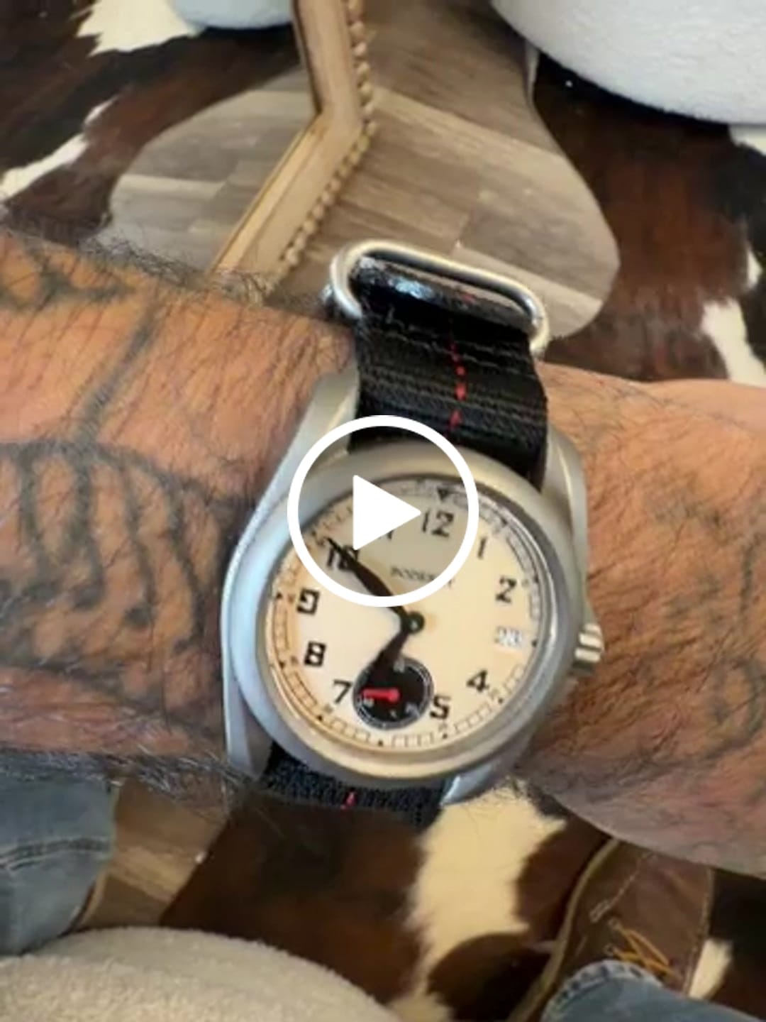 Customer video review of VOYAGER S72 – 72-Hour Power Reserve Titanium Automatic Field Watch, 100M Water Resistant | Cream