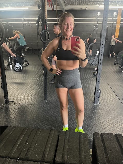 Customer photo review of Essential Sports Bra