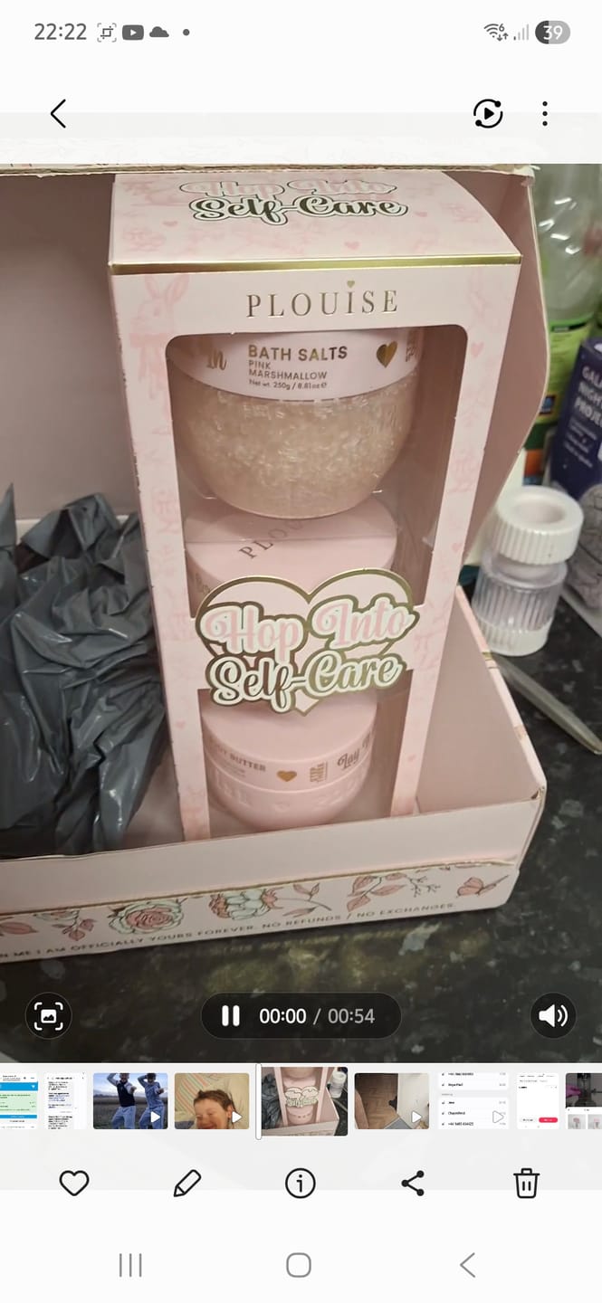 Customer photo review of Hop Into Self-Care Bath & Body Set - PRE-ORDER