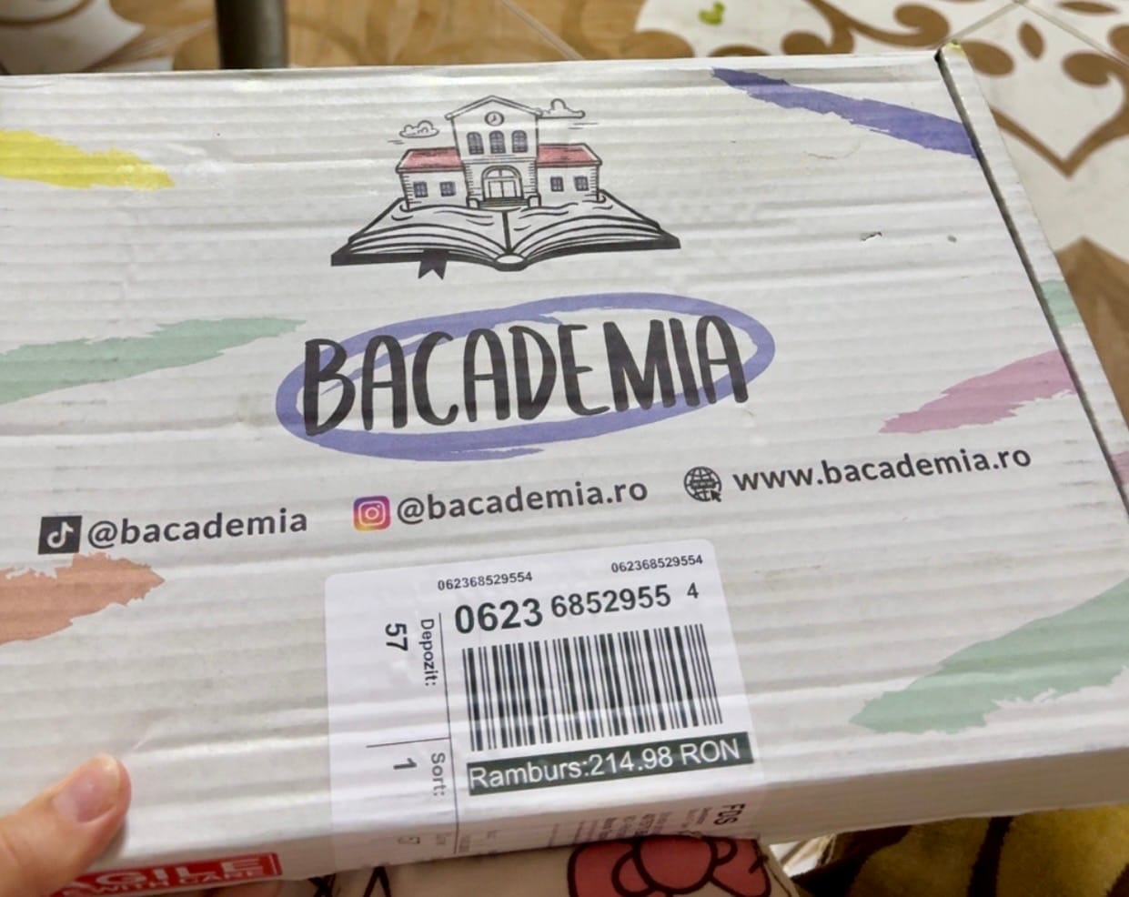 Customer photo review of Pachet Bacalaureat (Română + Matematică + Anatomie clasele XI-XII) Bacademia