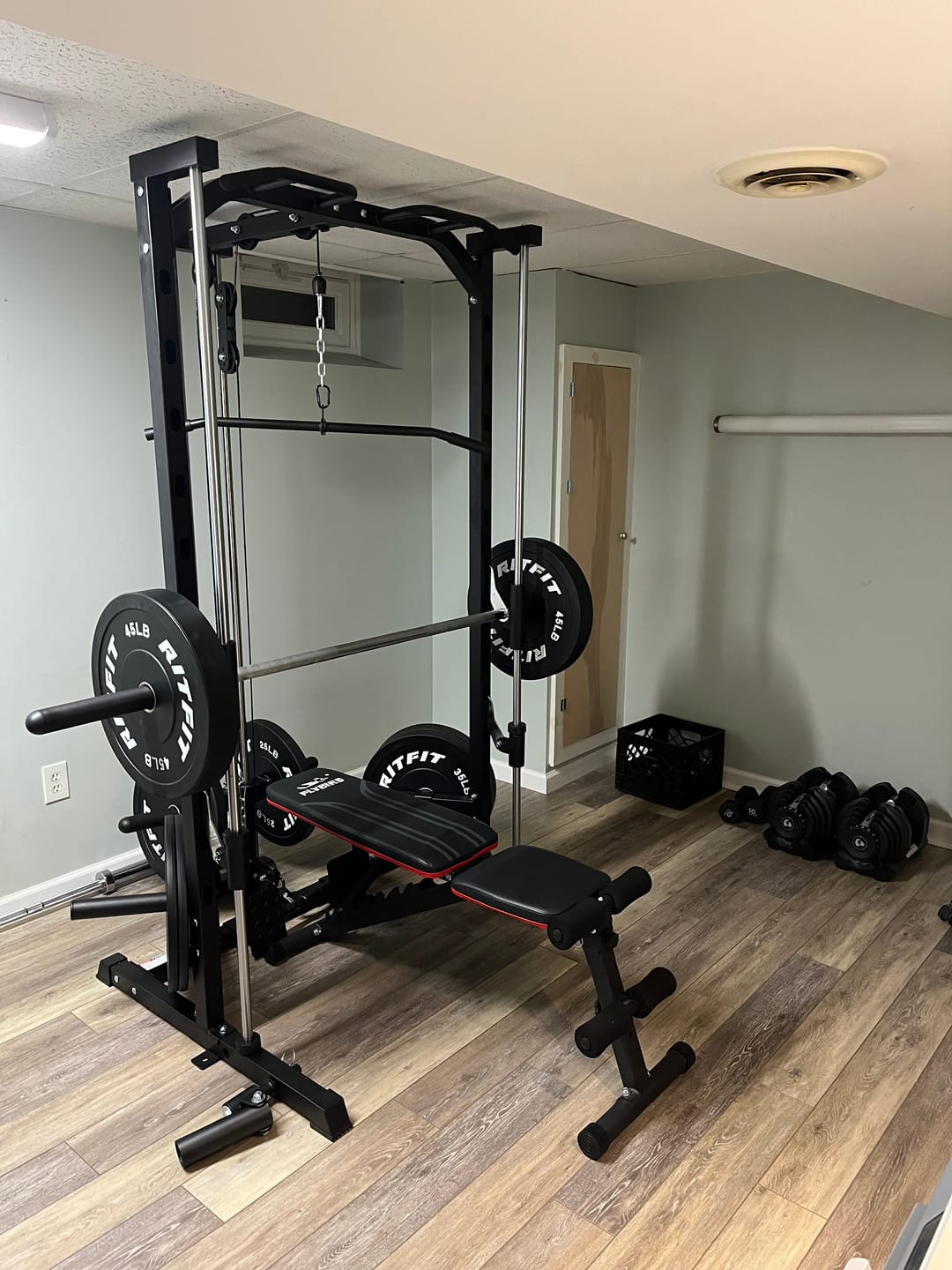Customer photo review of RitFit Lat Pulldown Attachments Cable Machine Attachments Bundles