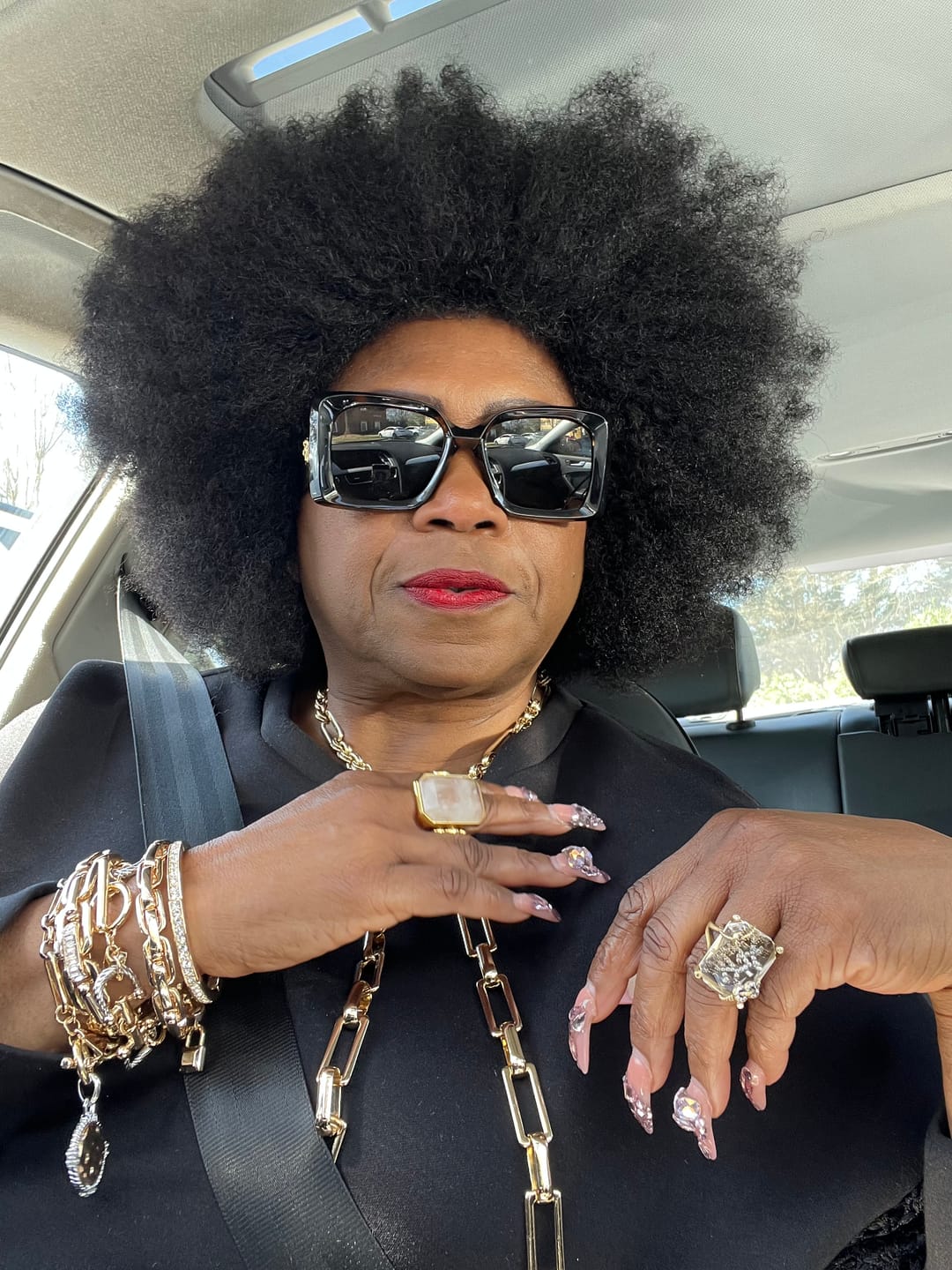 Customer photo review of Marique French Vintage Crystal Ring