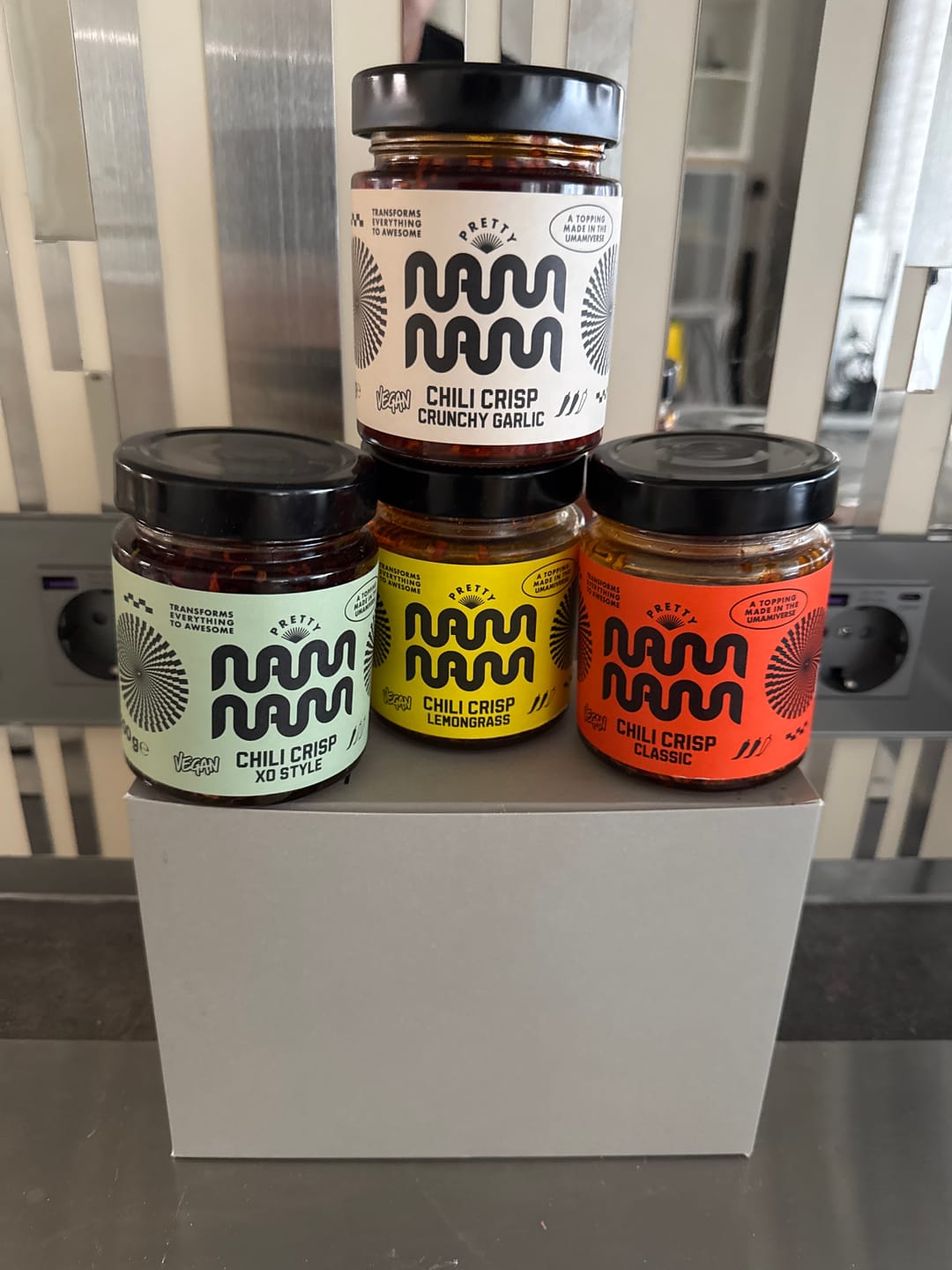 Customer photo review of CHILI CRISP TASTING SET - 4ER-SET