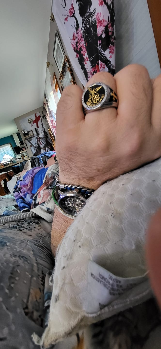 Customer photo review of Bague de l'Archange Michel