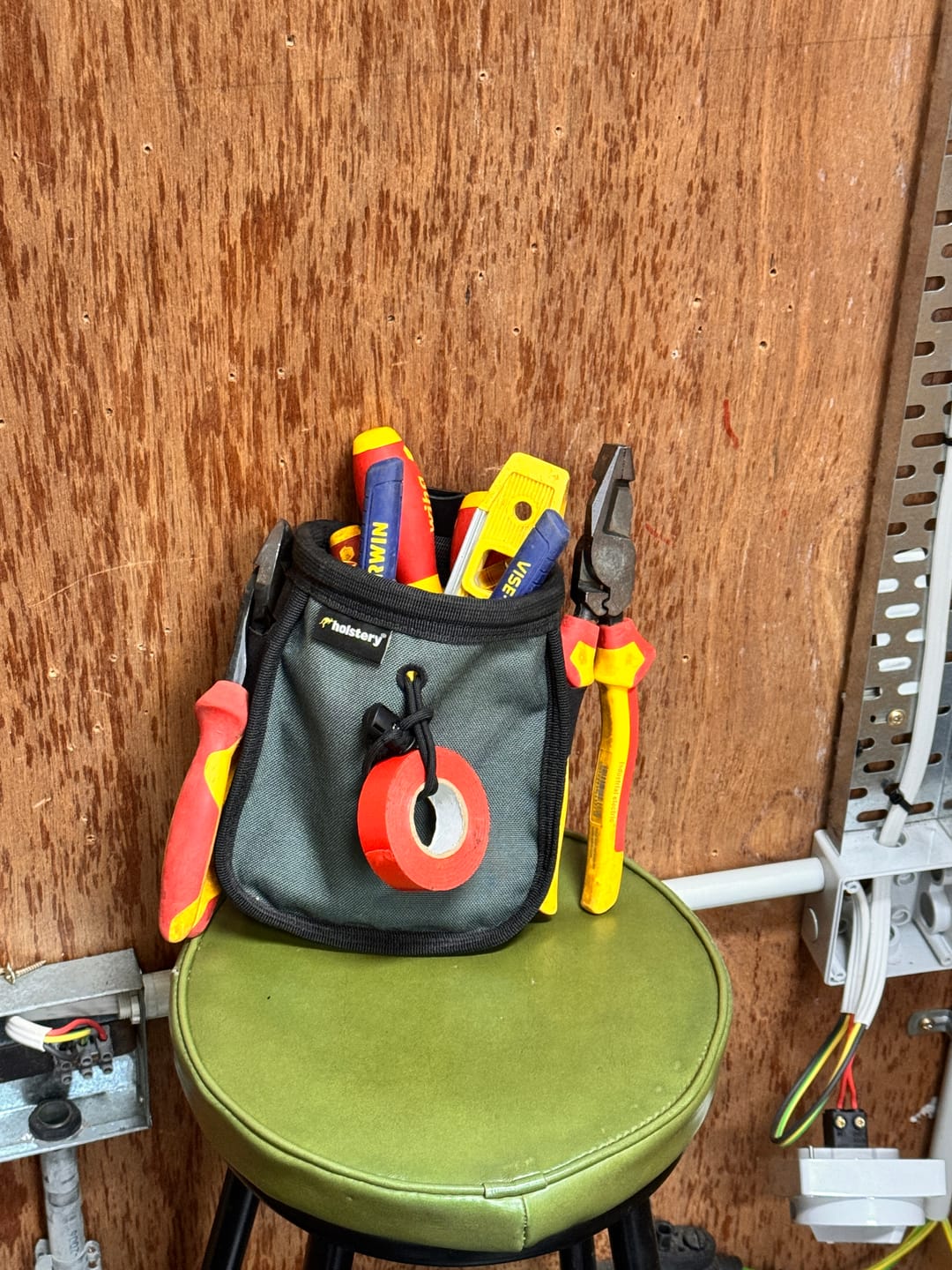 Customer photo review of Joey Pouch Pro | Clip-On Tool & Hardware Pouch