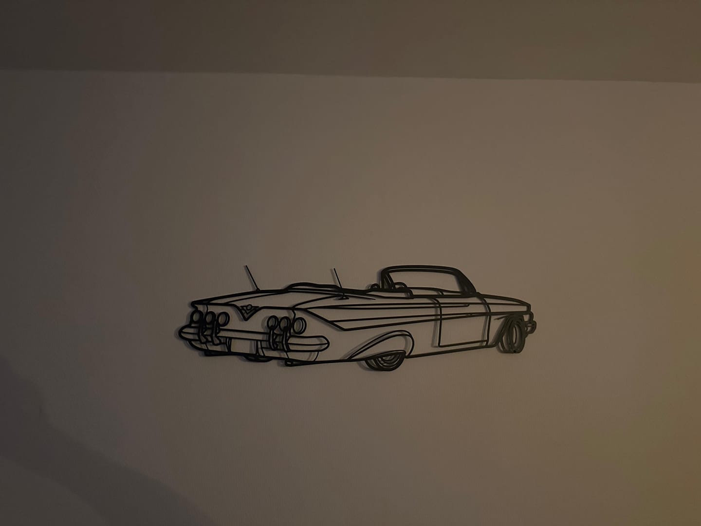 Customer photo review of Your Custom Metal Car Silhouette