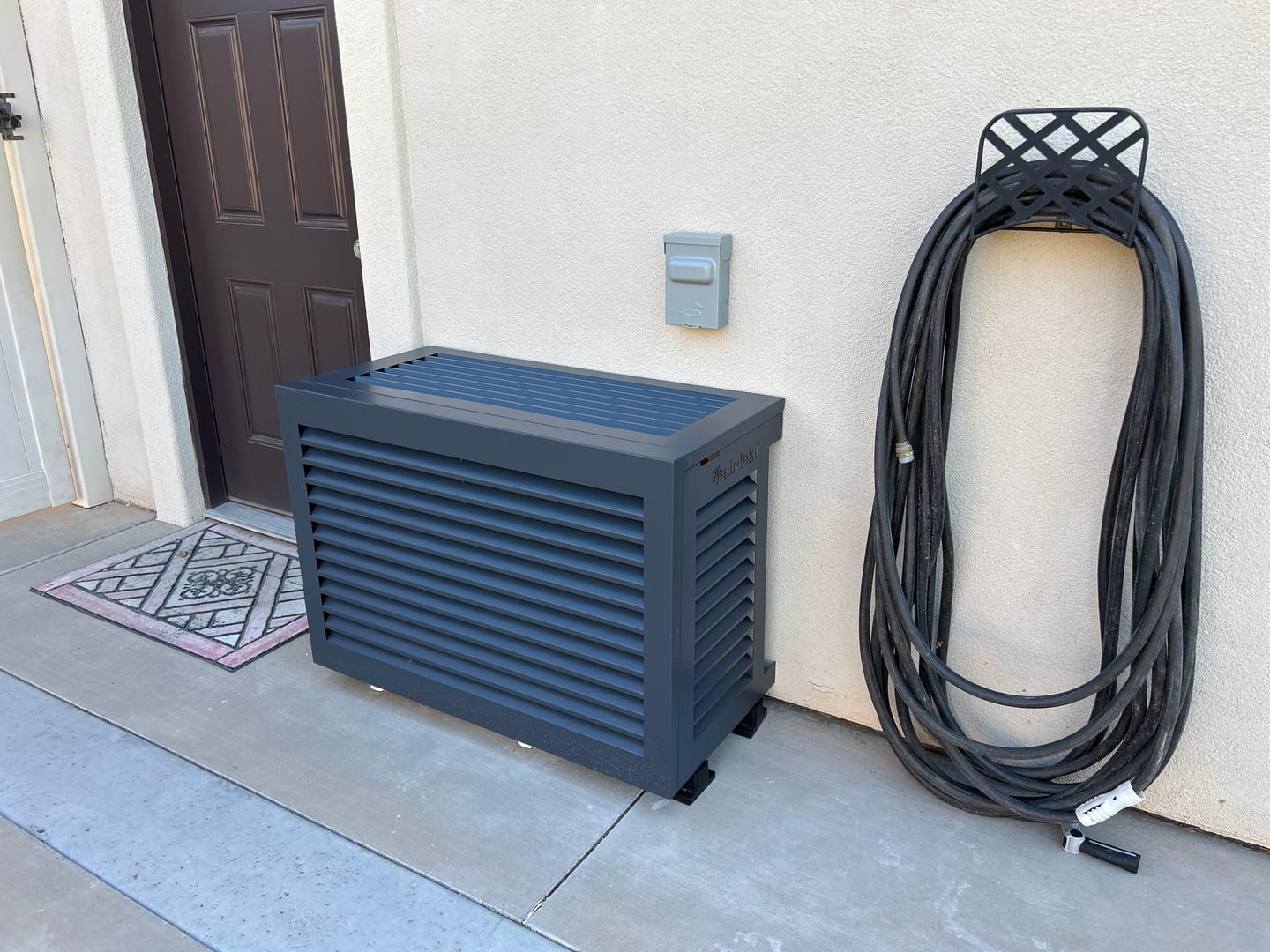 Customer photo review of Mini-Split AC Cover - Black