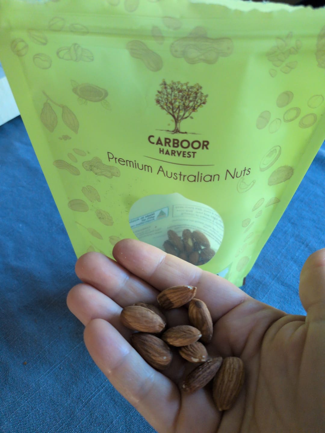 Customer photo review of Roast Flavoured Almonds