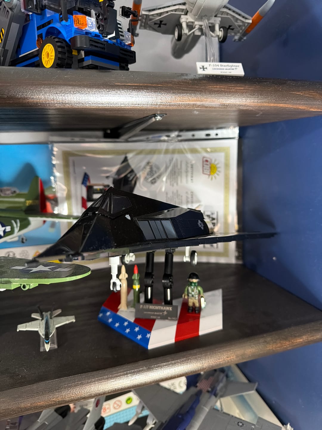 Customer photo review of COBI LIMITED EDITION F-117 Nighthawk Stealth Fighter: Set #5902