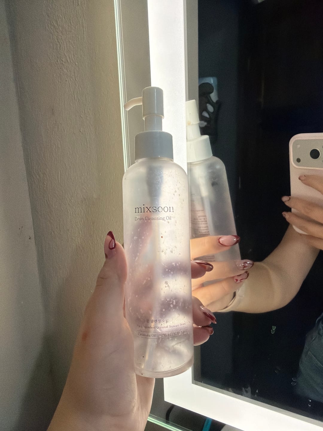 Customer photo review of Mixsoon Bean Cleansing Oil