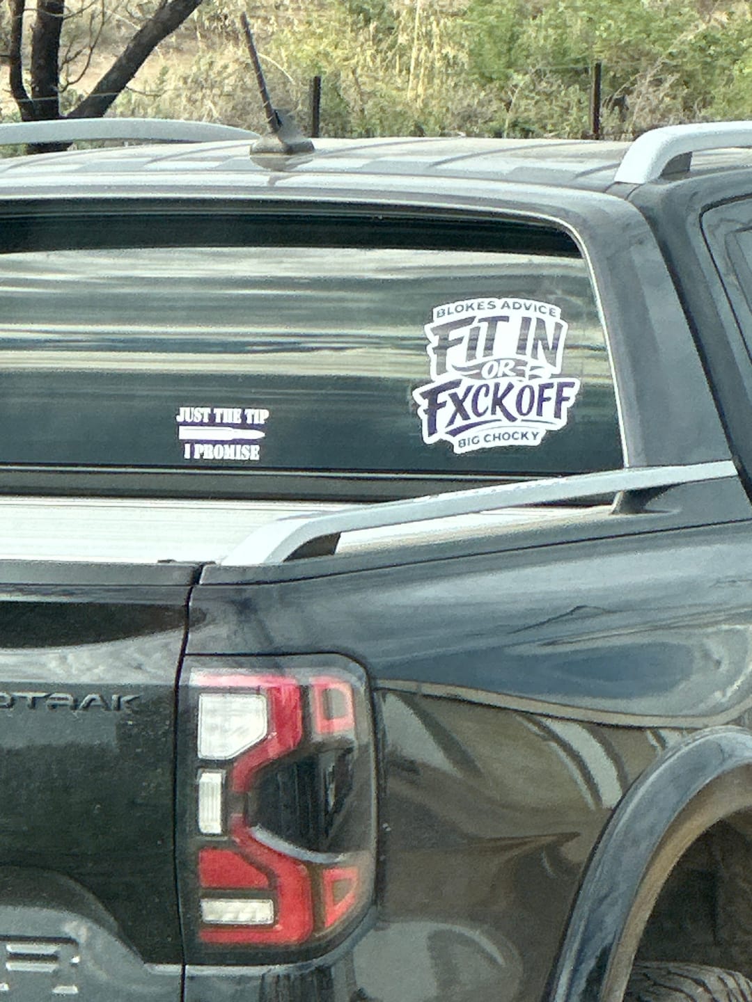 Customer photo review of Big Chocky | Fit In Sticker - 250x215mm