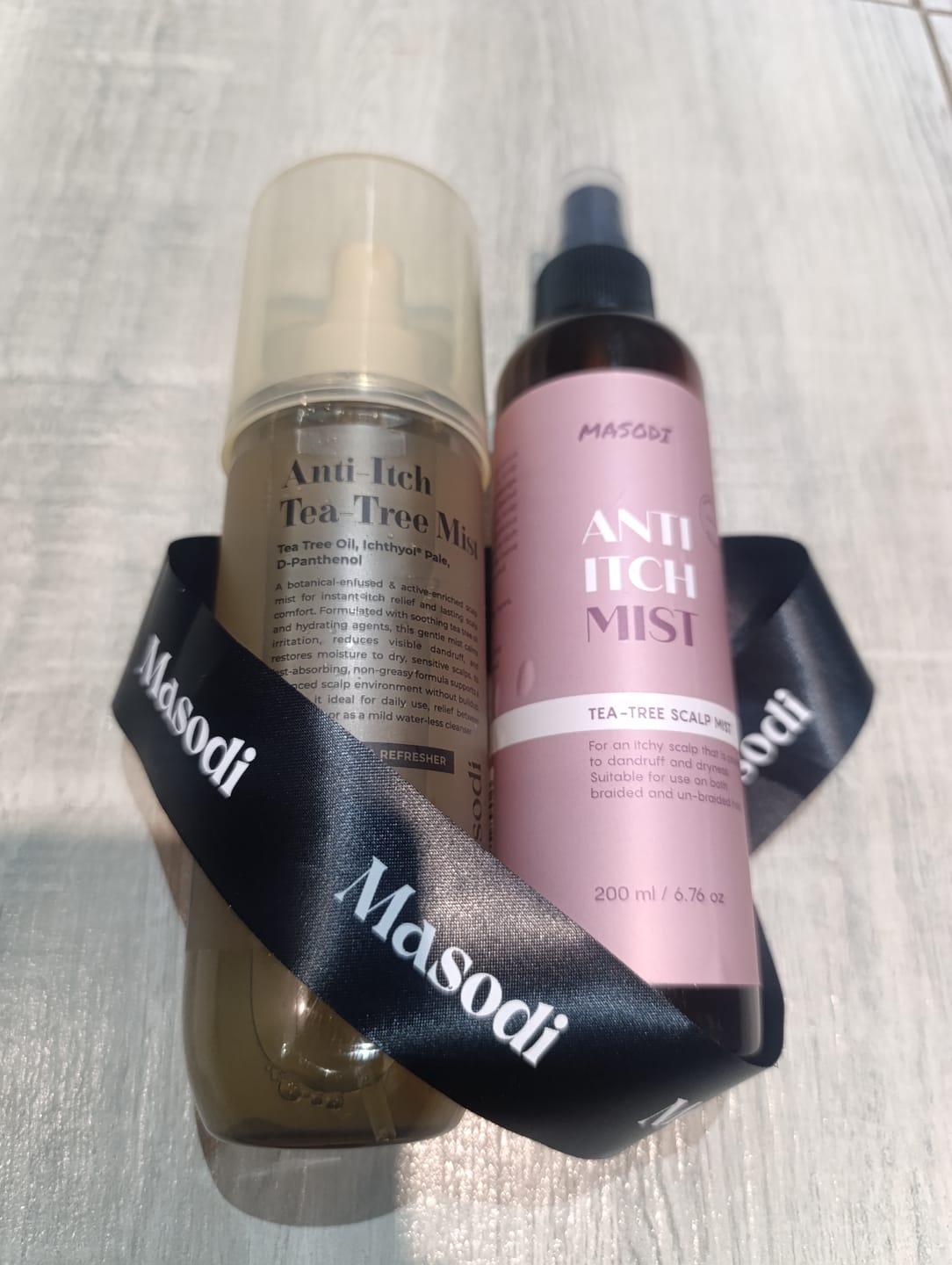 Customer photo review of Anti-Itch Tea Tree Hair & Scalp Mist 200ml