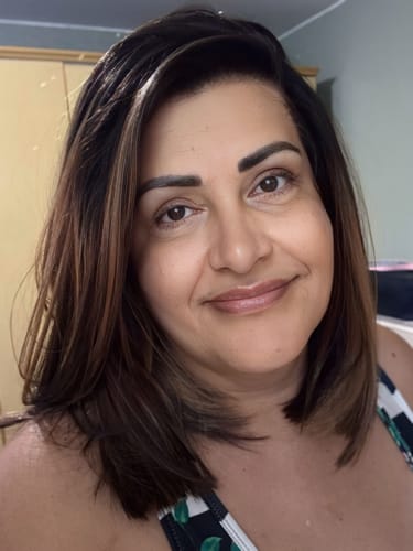 Customer photo review of Lace Front HD Cassandra Castanho - Repartição Livre 13x4