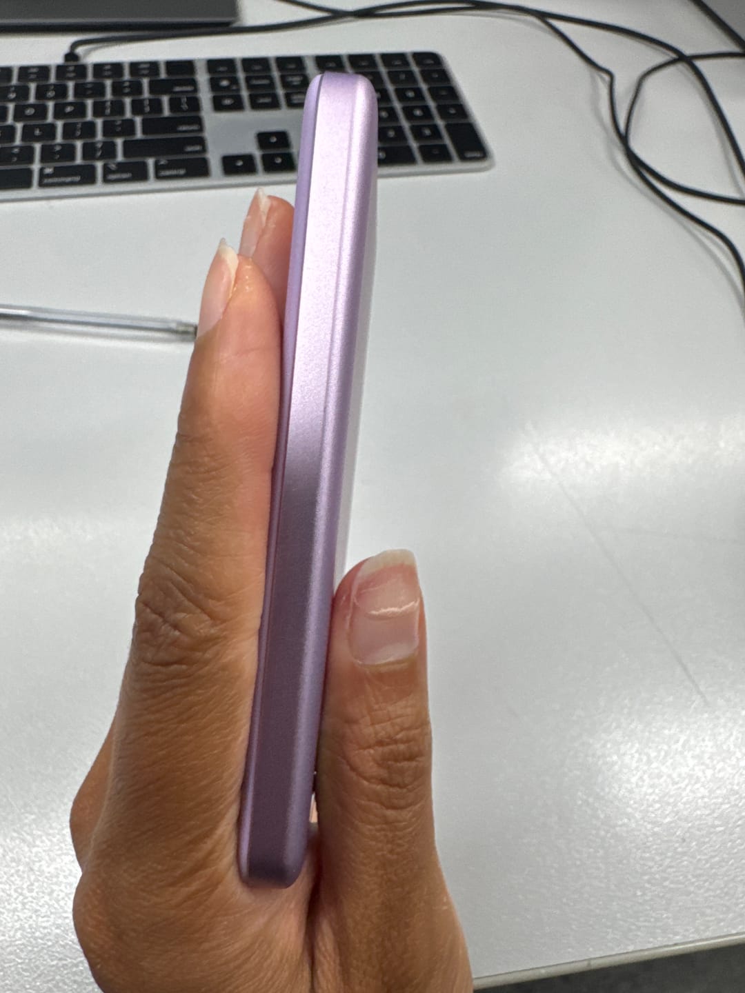 Customer photo review of Tough On 5000mAh Ultra Slim Magnetic Power Bank