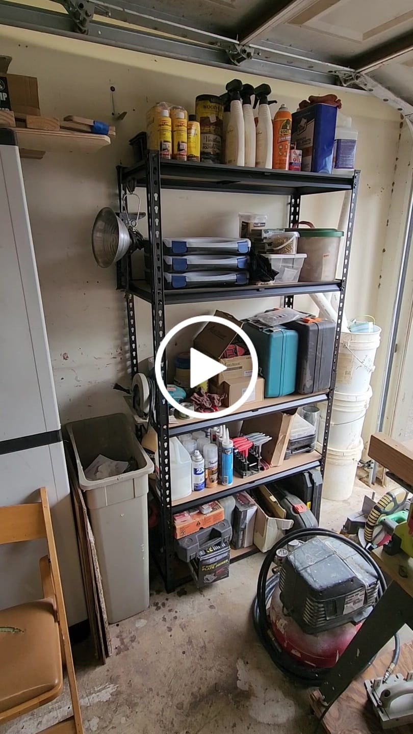 Customer video review of Reibii 5-Tier Storage Shelving Units, 2020 lbs Adjustable Steel Garage Shelving Racks for Bedroom Kitchen Closet