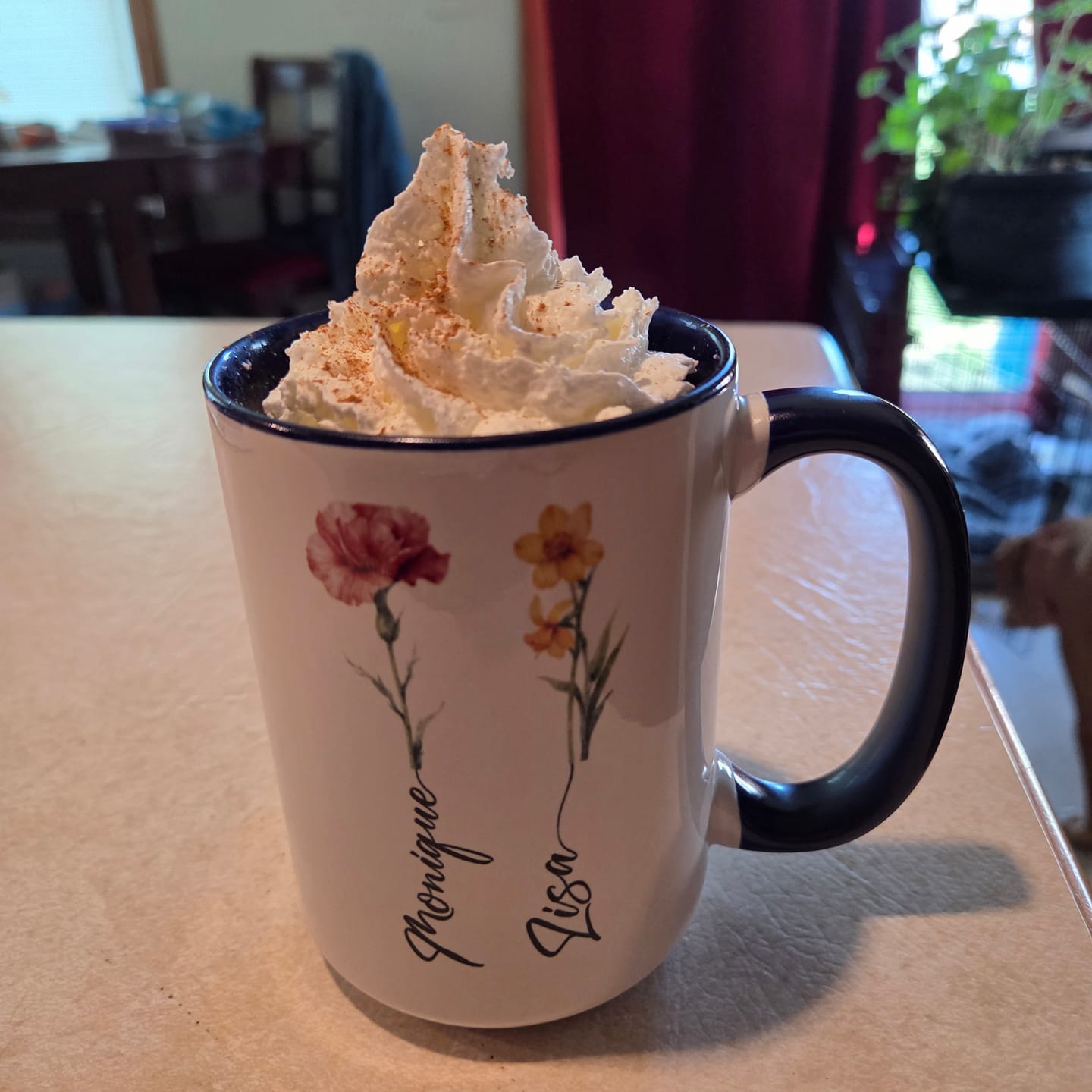 Customer photo review of Cinnamon Roll Coffee