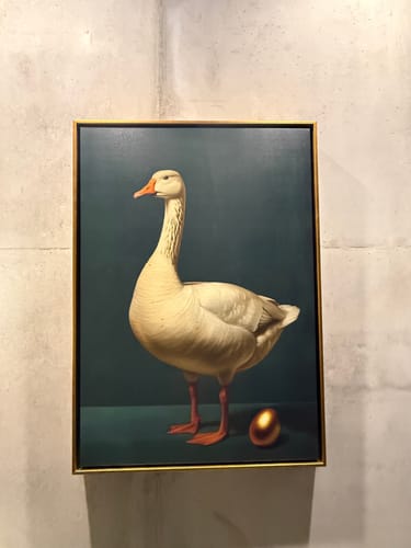Customer photo review of Goose and Golden Egg Print