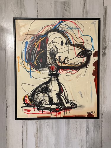 Customer review photo for Abstract Graffiti Art #GA051