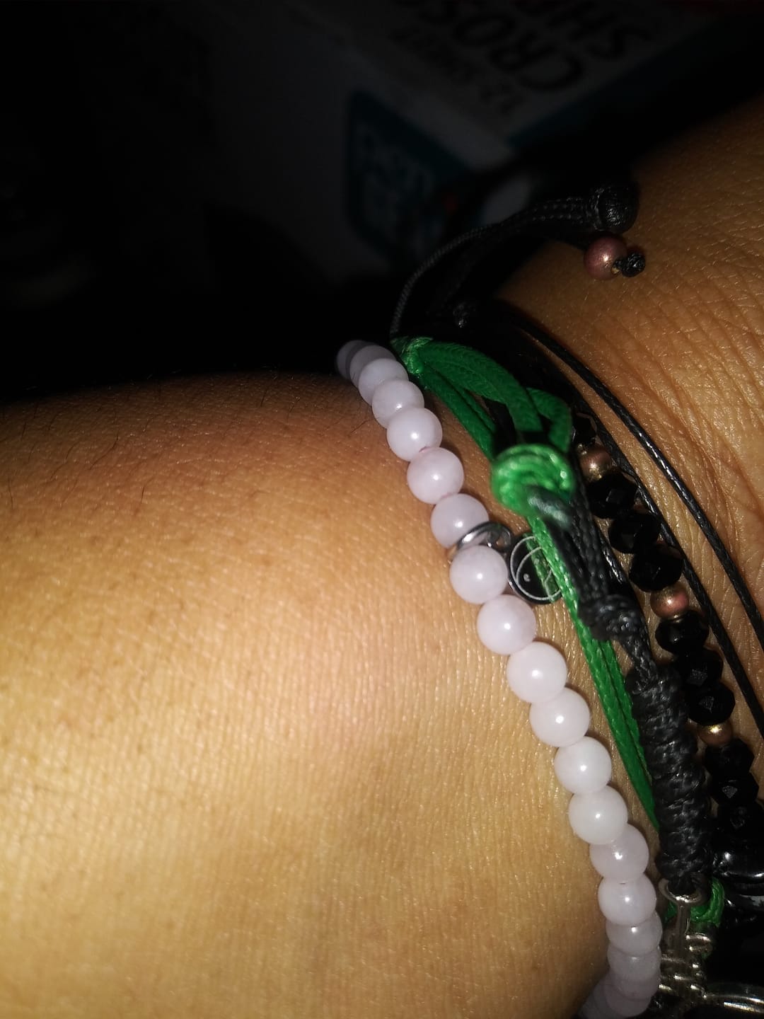Customer photo review of Rose Quartz Bracelet Mini